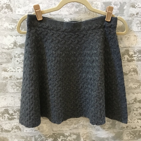 ANGL Dresses & Skirts - Grey knit mini skirt